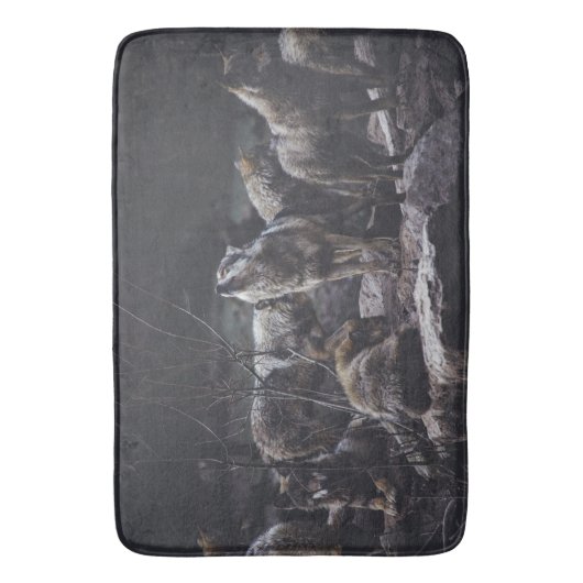 Wolf Pack Badmat (Voorkant Verticaal)