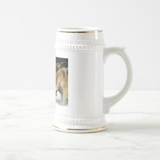 Wolf pack bier stien bierpul