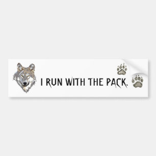WOLF PACK BUMPERSTICKER