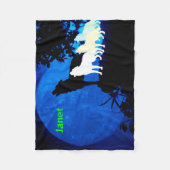 Wolf pack fleece deken (Voorkant)
