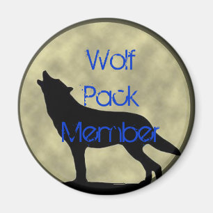 Wolf Pack Member magnet Magneet