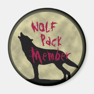 Wolf Pack Member Magnet Magneet