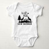 Wolf Pack Nieuw lid Romper (Voorkant)
