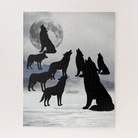 WOLF PACK-puzzel Legpuzzel (Verticaal)