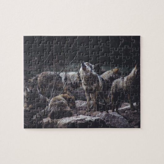 Wolf Pack puzzel Legpuzzel (Horizontaal)