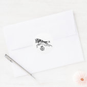 WOLF PACK RONDE STICKER (Envelop)