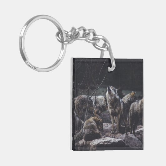 Wolf Pack Sleutelhanger (Voorkant Links)