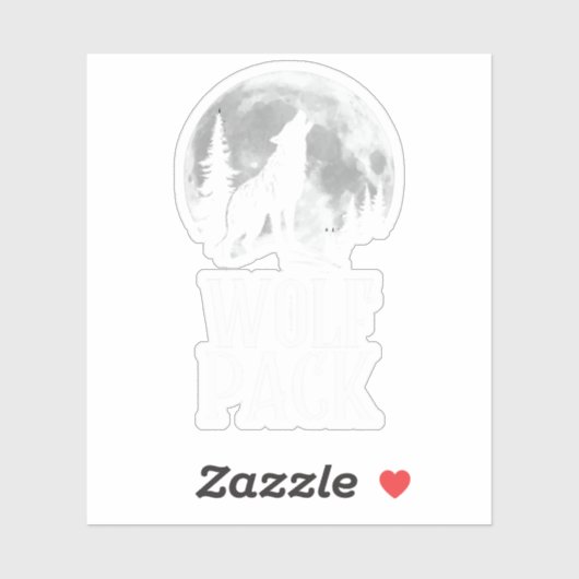 Wolf Pack Sticker (Vel)