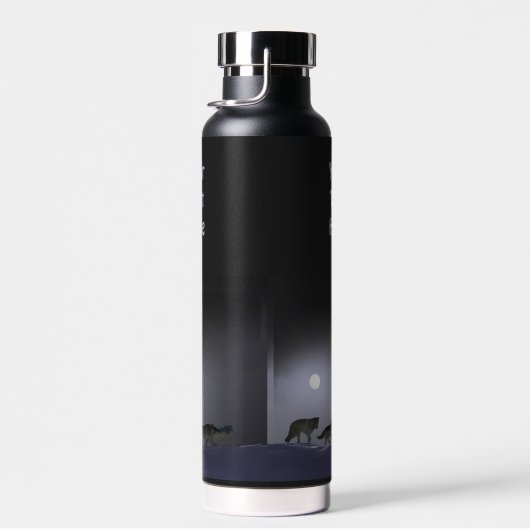 Wolf Pack Waterfles (Rechts)