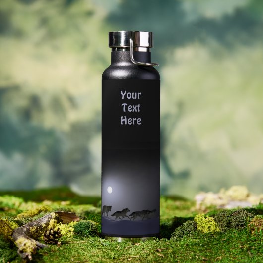 Wolf Pack Waterfles (Buiten (Gedraaid)  )