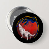 Wolf Panther Lunar Eclipse Button (Voorkant /achterkant)