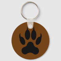 Wolf Paw print dubbelzijdig