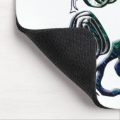 Wolf Paw Print Muismat (Hoek)