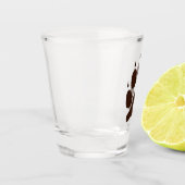 Wolf Paw Print Shot Glas (Links)