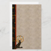 Wolf Pentagram Briefpapier (Voorkant / Achterkant)