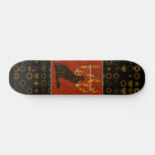 Wolf Pentagram Skateboard (Horizontaal)