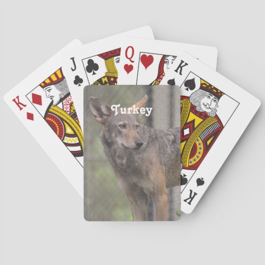Wolf Pokerkaarten (Achterkant)