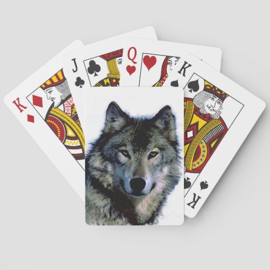 Wolf Pokerkaarten (Achterkant)