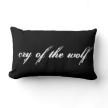 "Wolf" Polyester Lumbar Pillow