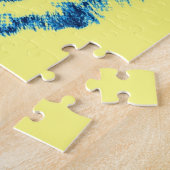 Wolf Pop Art - Wilde dieren Kunst Legpuzzel (Zijkant)