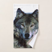 Wolf Portrait Bad Handdoek (Handdoek)