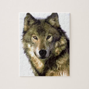 Wolf Portrait Legpuzzel