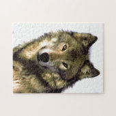 Wolf Portrait Wild Animals Legpuzzel (Horizontaal)