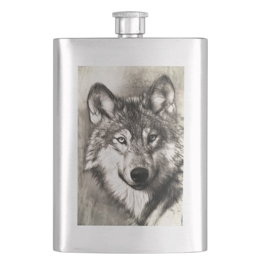 Wolf portret flacon (Voorkant)