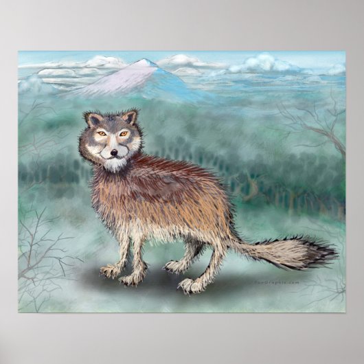 Wolf Poster (Voorkant)