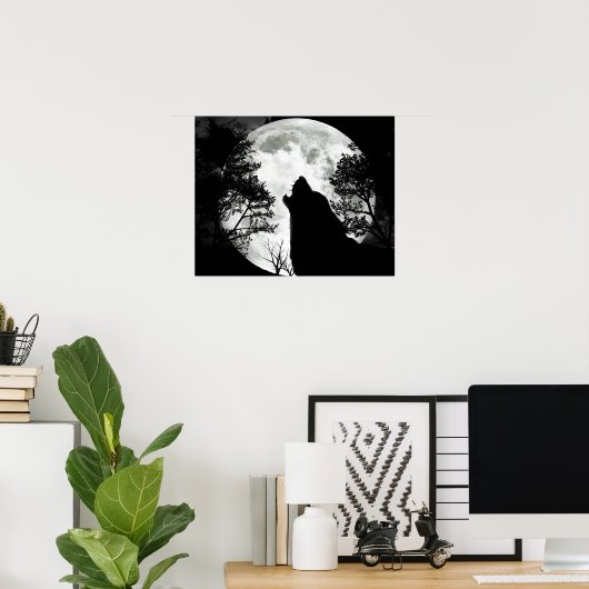 Wolf Poster (Thuiskantoor)