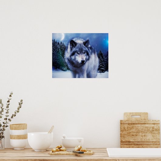 Wolf Poster (Keuken)