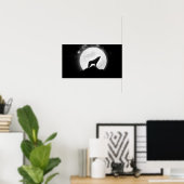 wolf poster (Bureau à domicile)