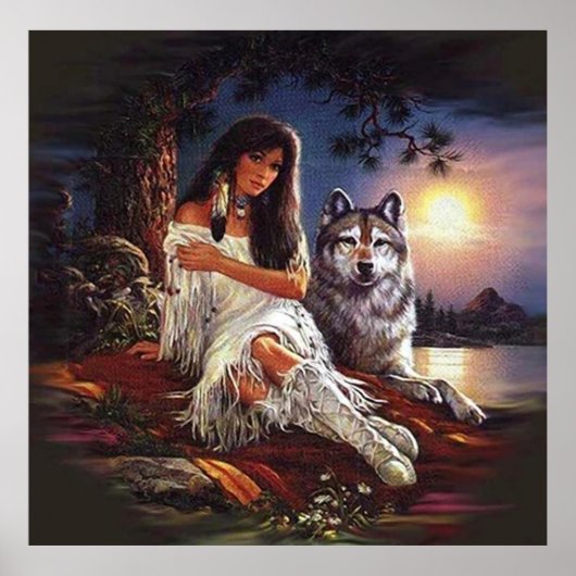 wolf poster (Voorkant)