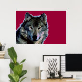 Wolf Poster (Thuiskantoor)