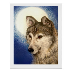 Wolf poster perfect poster