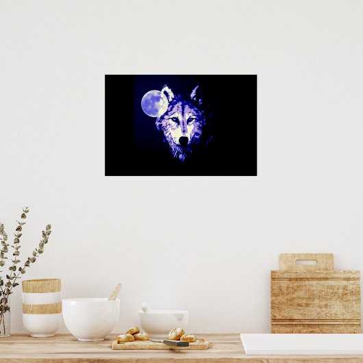 Wolf Poster Print - Wolven Posters (Keuken)