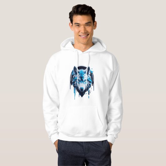 wolf print sweatshirt (Voorkant volledig)