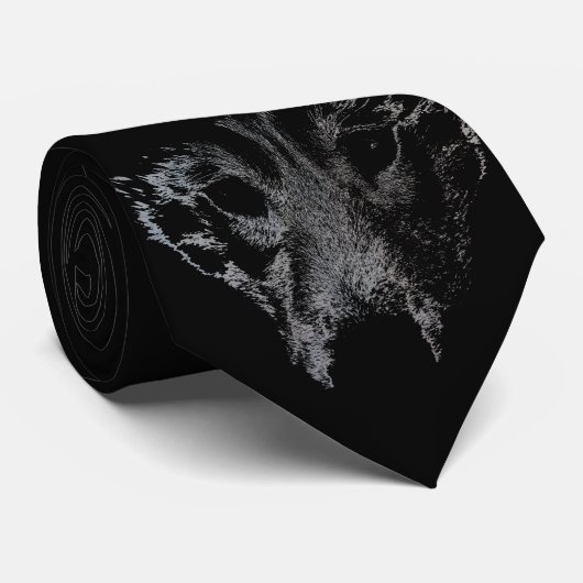 Wolf Pup Cravates Wild Husky Puppy Neckties Sled C (Roulé)