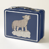 Wolf Pup Howling (Achterkant)