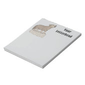 Wolf Pup Howling Notitieblok (Gedraaid)