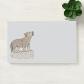 Wolf Pup Howling Post-it® Notes (Kantoor)