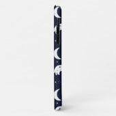 Wolf Pup hurling au coque iphone de la Lune (Dos/Gauche)