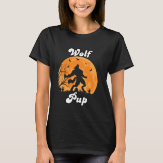 Wolf Pup Matching Tribe Wolven Maan Kinder Baby Sh T-shirt