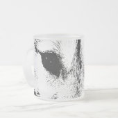 Wolf Pup Mok Coffee Cup Cool Husky Wolf Cup (Voorkant links)