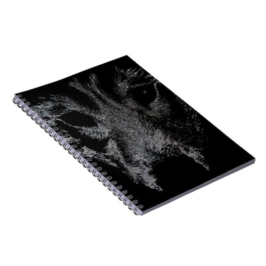 Wolf Pup notebook Siberian Husky Pup Journal Book Notitieboek (Rechterzijde)