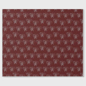 Wolf Pup-papier voor rotatiepersen Wolf Puppy Sled Cadeaupapier (Vlak)