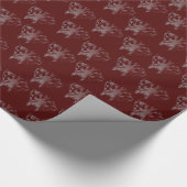 Wolf Pup-papier voor rotatiepersen Wolf Puppy Sled Cadeaupapier (Hoek)