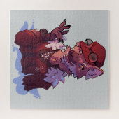 Wolf puzzel  (Horizontaal)