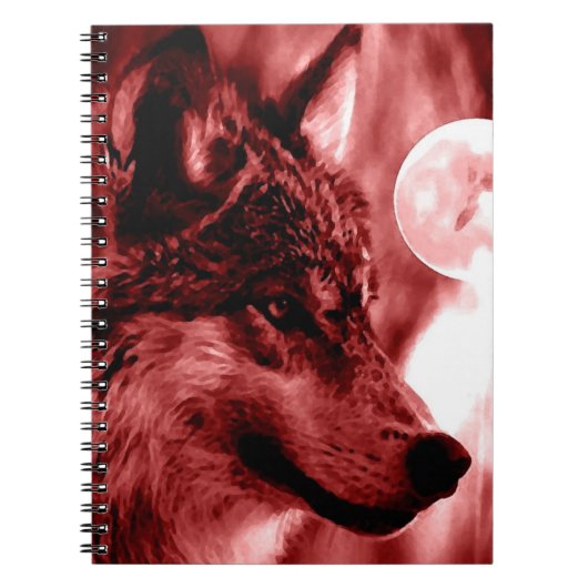 Wolf & Red Night Notitieboek (Voorkant)