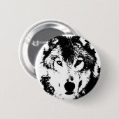 Wolf Ronde Button 5,7 Cm (Voorkant /achterkant)